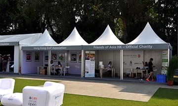 Chinese tent rental for outdoor event coverage and support areas